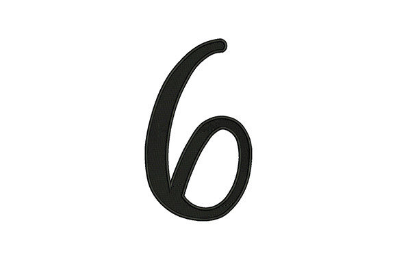 6 Number Embroidery Design Review