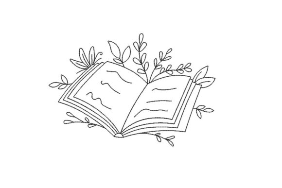 A Book with Flowers