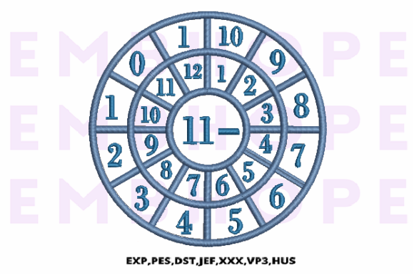 Minus Wheel 11 - Embroidery Design Review